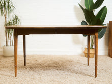 Load image into Gallery viewer, Sculptural Mid-Century Modern Dining Table with Wood Inlay
