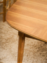 Load image into Gallery viewer, Sculptural Mid-Century Modern Dining Table with Wood Inlay
