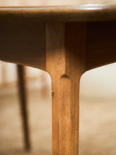 Load image into Gallery viewer, Sculptural Mid-Century Modern Dining Table with Wood Inlay
