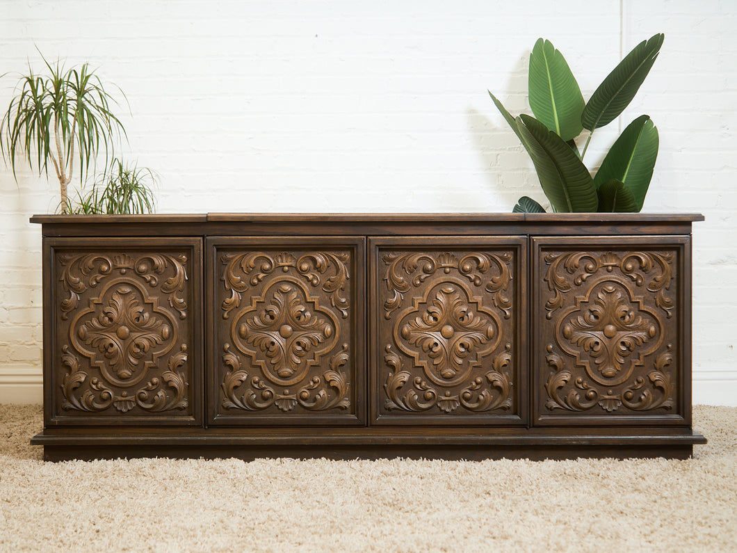 Vintage Spanish Revival Stereo Console