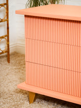 Load image into Gallery viewer, Salmon Pink 6 Drawer Dresser
