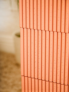 Salmon Pink 6 Drawer Dresser