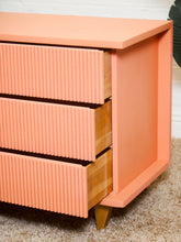 Load image into Gallery viewer, Salmon Pink 6 Drawer Dresser
