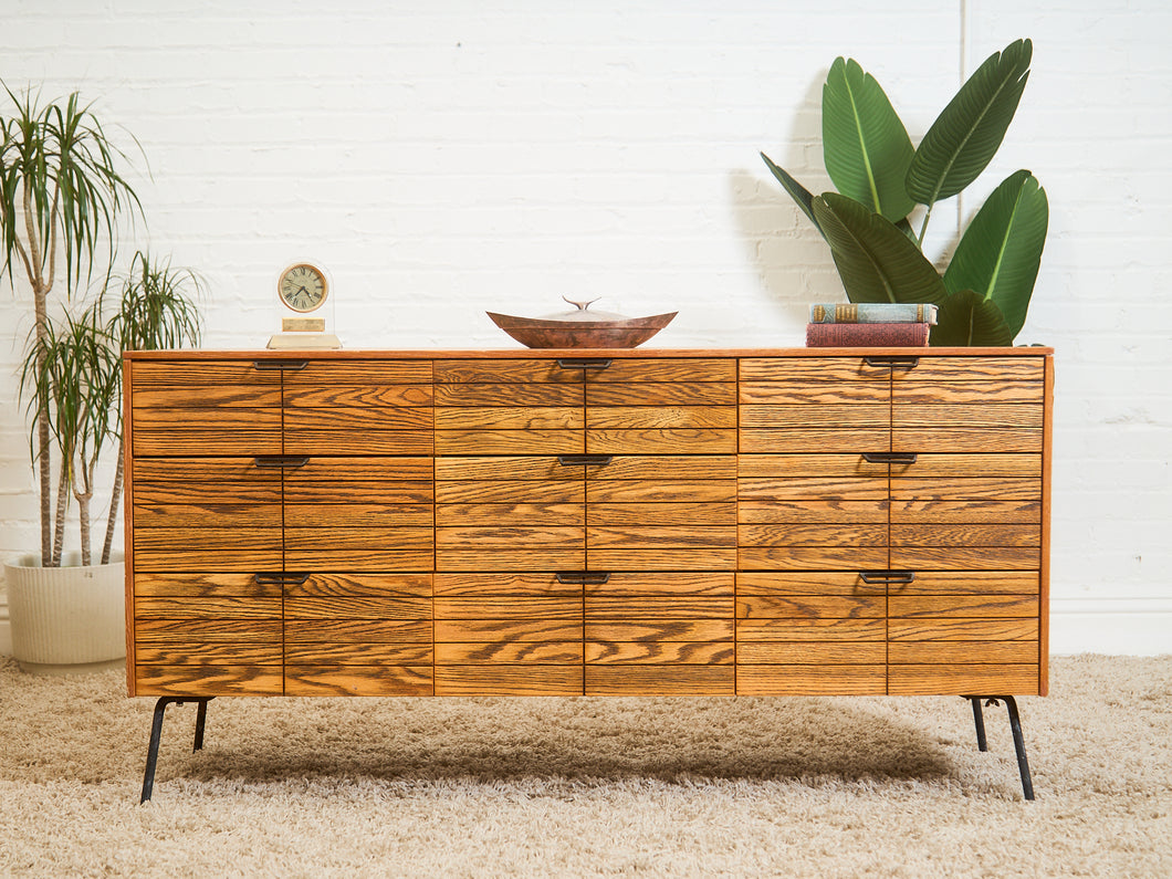 Authentic Raymond Loewy 9 Drawer Dresser