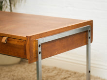 Load image into Gallery viewer, Teak 3 Drawer 1970’s Vintage Desk
