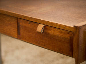 Teak 3 Drawer 1970’s Vintage Desk