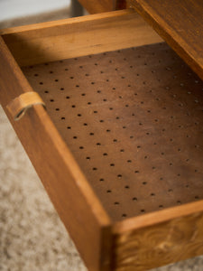 Teak 3 Drawer 1970’s Vintage Desk