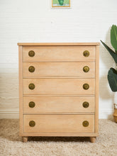 Load image into Gallery viewer, Blonde Kent Coffey Dresser with Round
