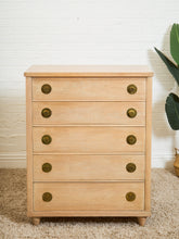 Load image into Gallery viewer, Blonde Kent Coffey Dresser with Round
