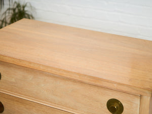 Blonde Kent Coffey Dresser with Round