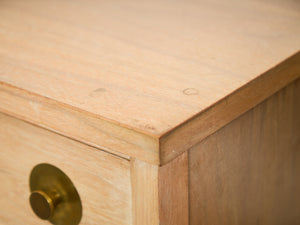 Blonde Kent Coffey Dresser with Round