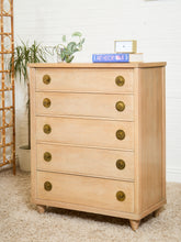 Load image into Gallery viewer, Blonde Kent Coffey Dresser with Round
