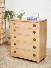 Load image into Gallery viewer, Blonde Kent Coffey Dresser with Round
