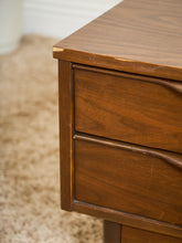 Load image into Gallery viewer, Sculpted Drawer Pull 2 Drawer Nightstand
