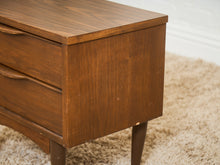 Load image into Gallery viewer, Sculpted Drawer Pull 2 Drawer Nightstand
