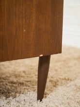 Load image into Gallery viewer, Sculpted Drawer Pull 2 Drawer Nightstand
