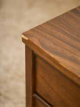 Load image into Gallery viewer, Sculpted Drawer Pull 2 Drawer Nightstand
