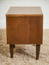 Load image into Gallery viewer, Sculpted Drawer Pull 2 Drawer Nightstand
