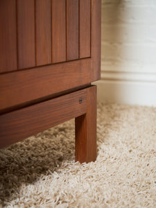 Danish Teak Record Cabinet
