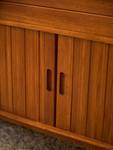 Danish Teak Record Cabinet