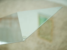Load image into Gallery viewer, Italian Large Oval Table Cattellan Black Marble Steel and Crystal

