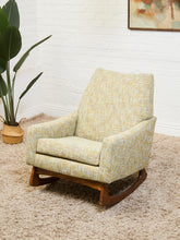 Load image into Gallery viewer, Dux Danish Modern Upholstered Rocker
