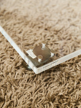 Load image into Gallery viewer, Lucite Side Table with Wheels
