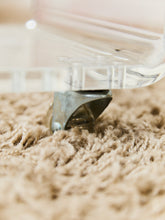 Load image into Gallery viewer, Lucite Side Table with Wheels
