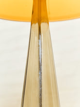 Load image into Gallery viewer, Italian 1950s Smoked Empoli Glass Decanter Lamp
