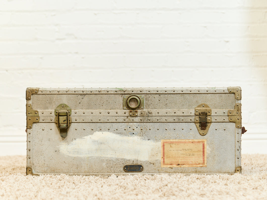 Antique Aluminum Tool Chest