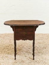 Load image into Gallery viewer, Circa 1880 English Edwardian Style Mahogany Tin Lined Humidor Smokers Table
