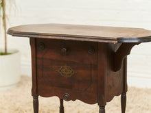 Load image into Gallery viewer, Circa 1880 English Edwardian Style Mahogany Tin Lined Humidor Smokers Table
