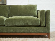Load image into Gallery viewer, Lisette Sectional Left Facing bumper chaise in Olive Moss
