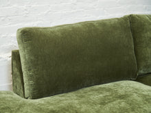 Load image into Gallery viewer, Lisette Sectional Left Facing bumper chaise in Olive Moss
