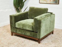 Load image into Gallery viewer, Lisette Armchair in Olive Moss
