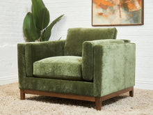 Load image into Gallery viewer, Lisette Armchair in Olive Moss
