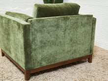 Load image into Gallery viewer, Lisette Armchair in Olive Moss
