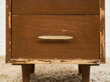 Load image into Gallery viewer, Double Drawer Rustic Nightstand
