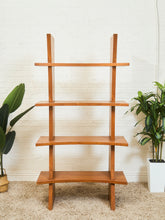 Load image into Gallery viewer, Space age Wood Tall Shelf
