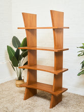 Load image into Gallery viewer, Space age Wood Tall Shelf
