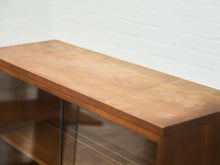 Load image into Gallery viewer, Mid-Century Walnut Hutch with Open Shelving
