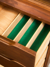 Load image into Gallery viewer, Mid-Century Walnut Hutch with Open Shelving
