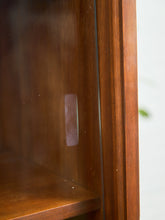 Load image into Gallery viewer, Mid-Century Walnut Hutch with Open Shelving

