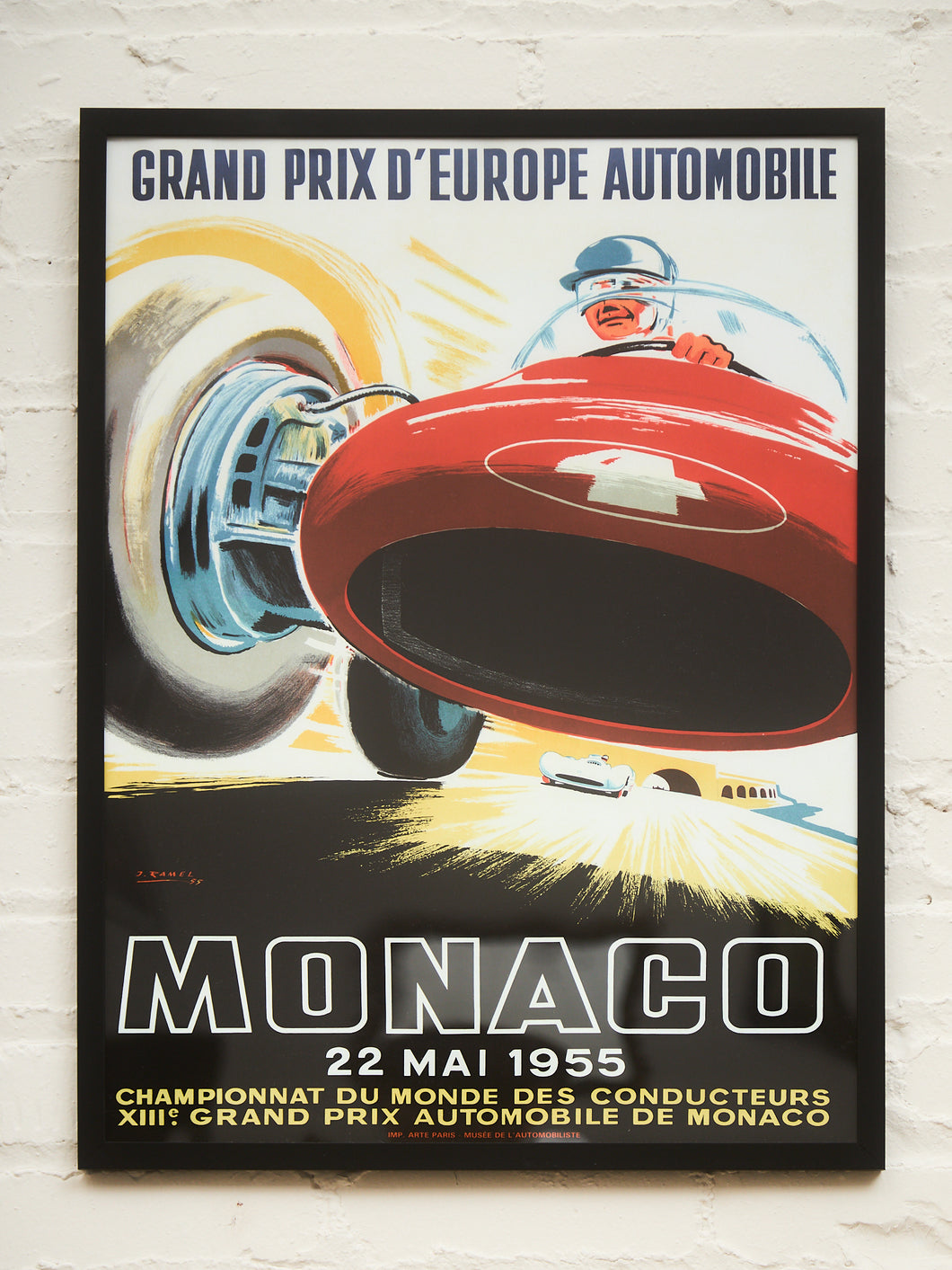 Monaco Racing Poster