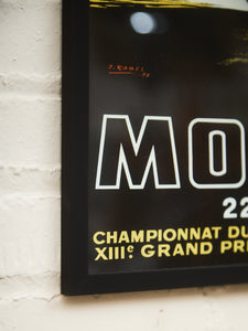 Monaco Racing Poster