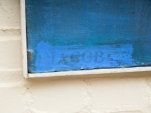 Load image into Gallery viewer, Horizon in Blue Signed Painting by Jacob

