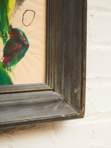 Abstract Expressionist Painting on Paper