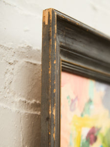 Abstract Expressionist Painting on Paper