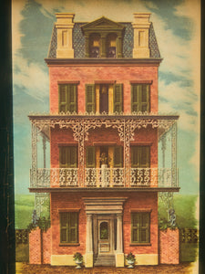 Framed Print of Southern Mansion by Alice Smith