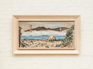 Painting of San Francisco signed